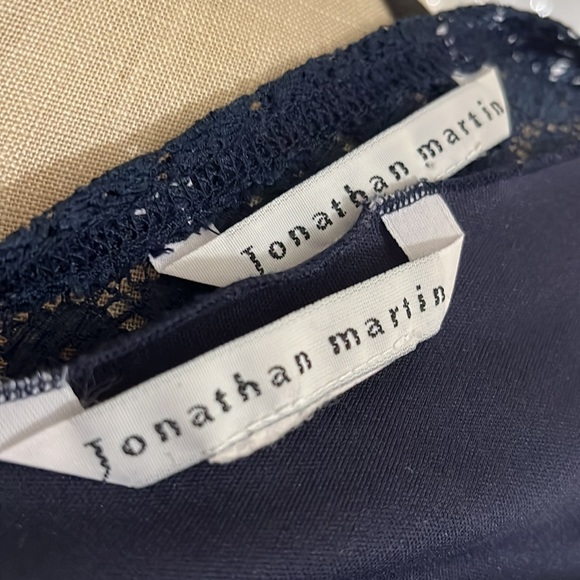 EUC S Navy Blue Lace Elegant 90s Vintage Maxi Dress - Picture 10 of 10